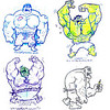 SmugMug > keywords > inflatable > Nickelodeon Character design test
Hulk concepts for the fairly odd parents show