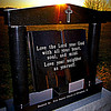 SmugMug > all-time keyword > cross > 11-10-09  And the Greatest of These is Love

These Granite/Marble monuments surround the Cross (see yesterday's picture).  Each of these has a box next to it with a recording about the scripture.    When asked about the greatest commandment, Jesus said, "Love the Lord your God with all your heart, soul, and mind.  And the second is like it, Love your neighbor as yourself."

As we prepare to remember our Veterans, this only seems fitting.  For many of these brave men and women have loved their neighbor more than themselves.