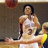 SmugMug > keywords > push > Push it: Rose-Hulman's #35, Donna Marsh passes the ball to an open teammate during first half action against Franklin.