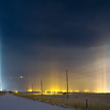 SmugMug > keywords > water > Light pillars @ West Side; Salt Lake Valley, Utah