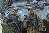 SmugMug > all-time keyword > snipers > Two snipers of a Paratrooper Batallion of the Belgian Army in front of a Pandur Recce vehicle.