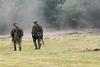 SmugMug > all-time keyword > snipers > Snipers of a Paratroopers Batallion of the Belgian Army in the fields taking their positions.