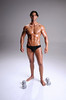 SmugMug > all-time keyword > briefs > Muscular young man shirtless in briefs and sweaty working out lifting weights