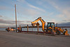 SmugMug > keywords > barrier > Town of Moosonee Public Works installing safety barrier at end of Fourth Street at its intersection with Revillon Road.