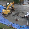 SmugMug > keywords > fill > Also Shared on Flickr >  Garage 20091108 weekend rain on compacted fill