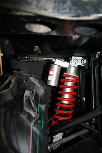  > Rear shock clearance on 2" RDC lifted suspension.