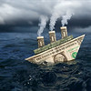 SmugMug > keywords > rough > This image is placed with Corbis. To License it, copy this number:  42-20771350   and go to
 my pages at Corbis.

A US dollar, shaped like a steamship, sinks in rough seas - an economic metaphor. What a shame that such an image even needs to be contemplated.