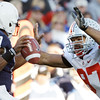 SmugMug > all-time keyword > control > In this Saturday, Nov. 7, 2009, photo, Penn State quarterback Daryll Clark (17) looks to pass as Ohio State defensive tackle Cameron Heyward (97) moves in during the first half of an NCAA college football game in State College, Pa. Ohio State won 24-7. Ohio State got over its big-game blues by beating up on Penn State. There's little time to rest, though: Iowa is coming to the Horseshoe next with first place in the Big Ten on the line. (AP Photo/Carolyn Kaster)