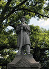 SmugMug > keywords > infantryman > Statue of Civil War soldier.  Part of a Civil War Memorial erected in 1897.

I have seen several statues of Civil War soldiers in S.E. Michigan.  They all look very similar, if not identical.  It is possible that such statues were more or less mass produced in the second half of the 19th century, for use in Civil War monuments and memorials, and that most were made by one, or a small number of companies.

For a picture of a similar statue in Dexter, Michigan, see:

http://arctangent.smugmug.com/gallery/5329713_SGhCx#370000791_dCqbz

Oak Grove Cemetery, Chelsea, Michigan