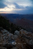 SmugMug > all-time keyword > during > Karate West Testing November 05, 2009 >  Sunset over the South Rim of the Grand Canyon during a Snow Storm - Photo by Pat Bonish