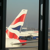 SmugMug > keywords > waiting > Different planes, through the terminal windows.