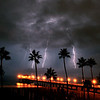 SmugMug > keywords > thunderbolt > "Triple Strike". Manhattan Beach Lightning Storm.  8/15/08