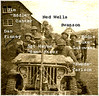 SmugMug > all-time keyword > regt > Ned's machine gun squad in their jeep, somewhere in Europe, date unknown.  The only squad member not shown would have been Tom Wolf, the driver, who probably took this photo.  Note bumper stenciling - "26ID" and "H-7" (for H "Howe" Company).  They were in 2nd Bn, 101st Inf Regt of the 26th.