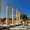 SmugMug > all-time keyword > amman > On the outskirts of Umm Qais are the ruins of the Roman city of Gadara, a Decapolis city. Built in the 2nd century CE, these columns are located on the Decumanus Maximus, or Main Street, where it is still possible to see the indentations made in the stone by the chariots